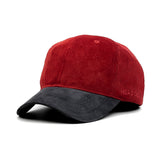 HEAD GEAR RED GREY DUAL TONE CORD CAP