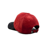 HEAD GEAR RED GREY DUAL TONE CORD CAP
