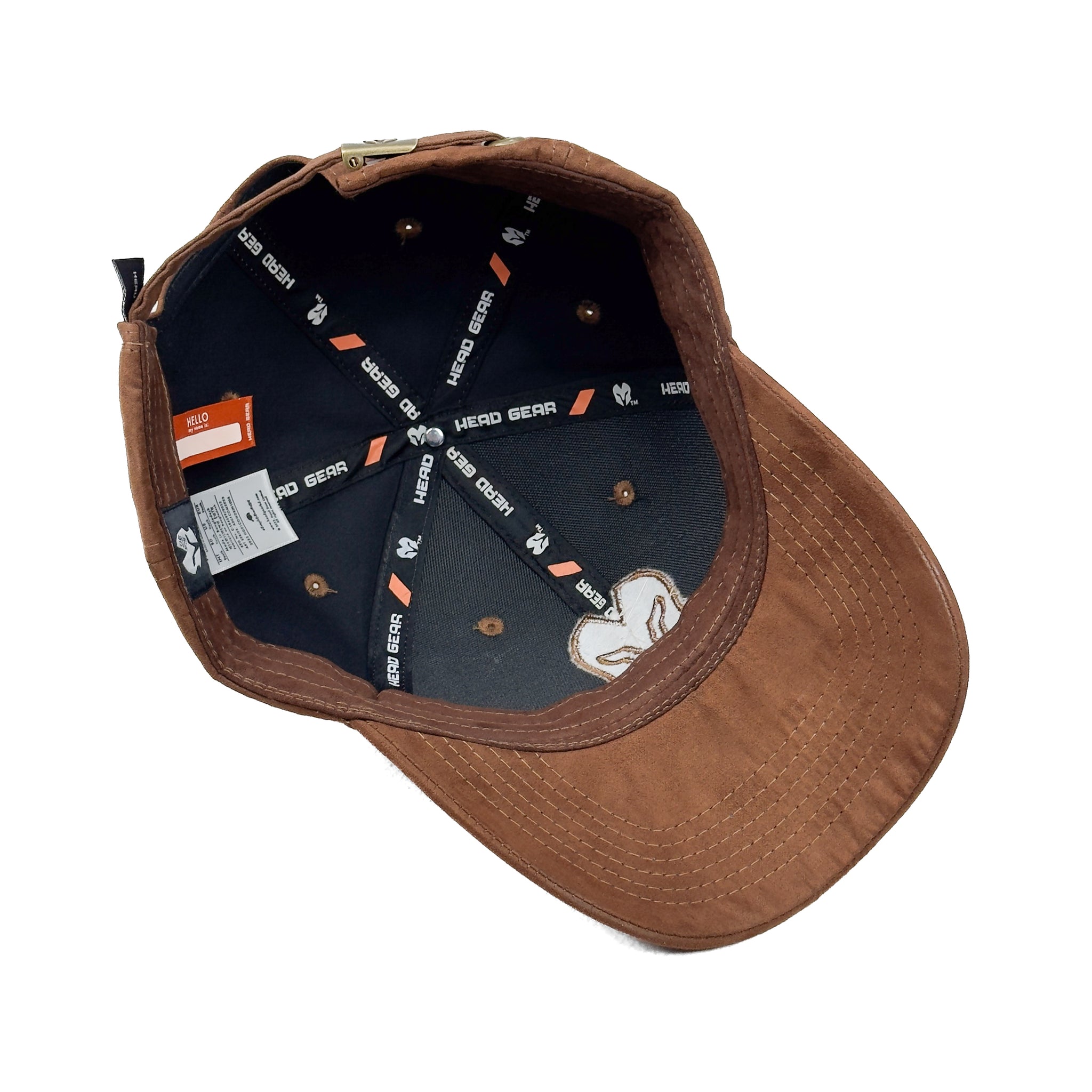 HEAD GEAR CHOCOLATE SUPER SUEDE CURVED VISOR CAP