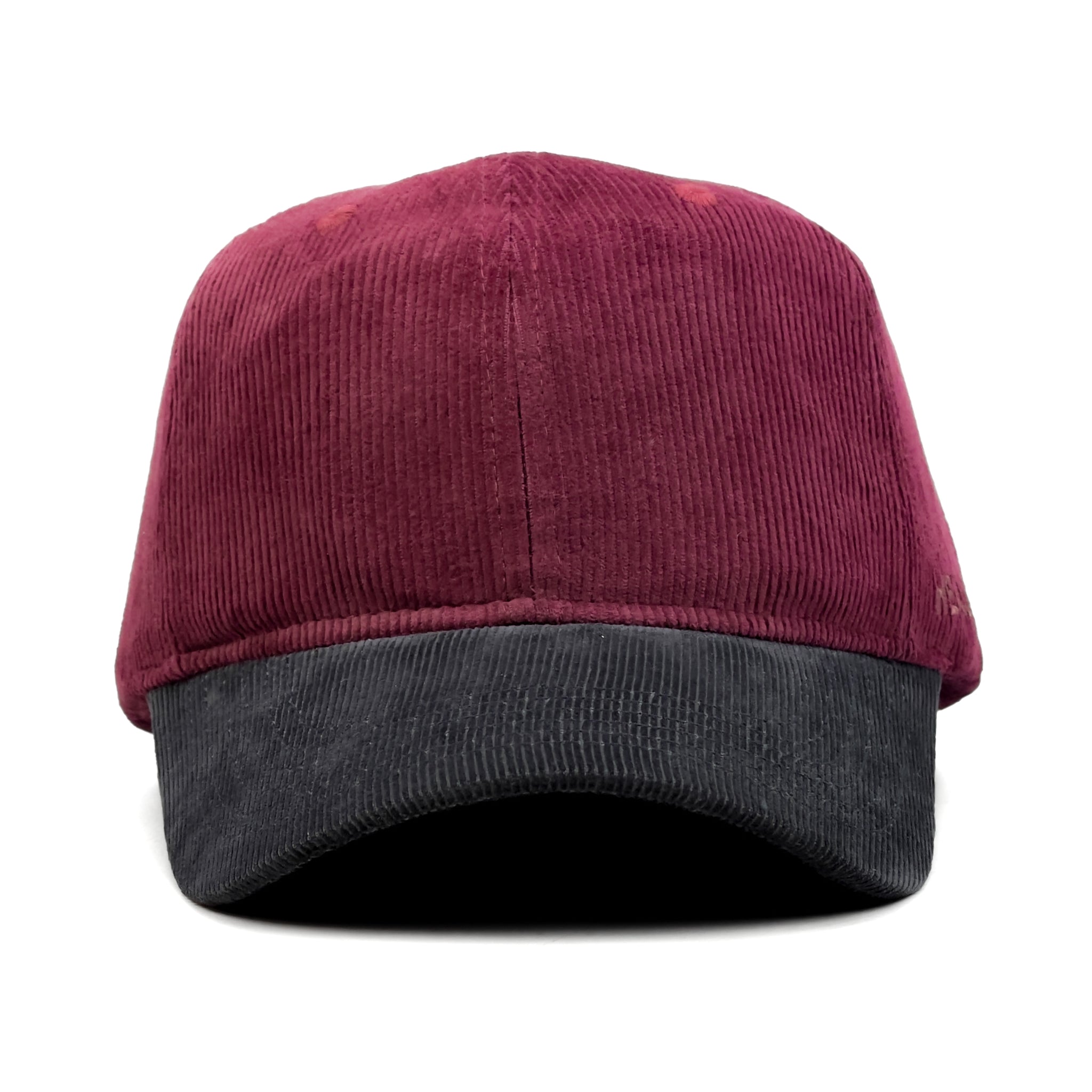 HEAD GEAR RED WINE GREY DUAL TONE CORD CAP