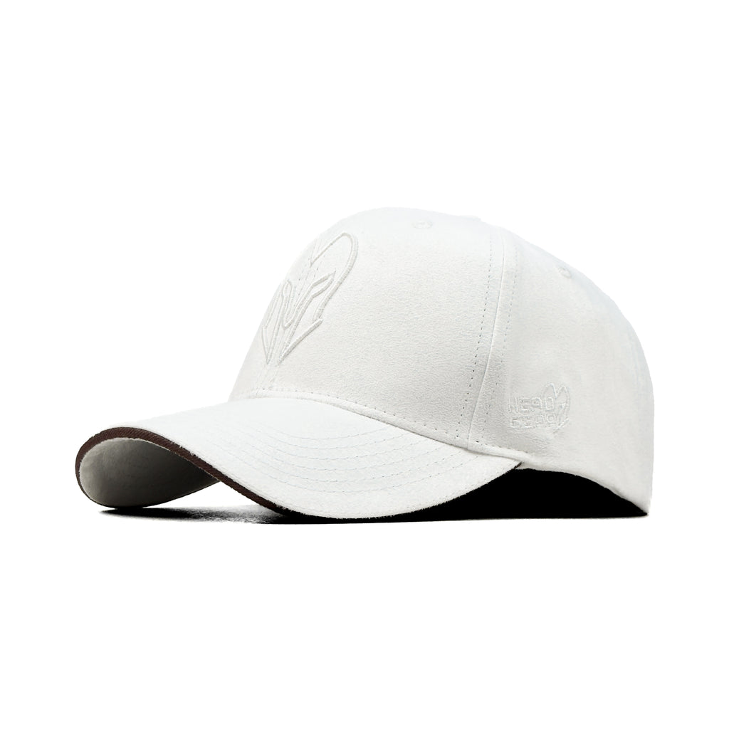 HEAD GEAR POLAR WHITE SUPER SUEDE SANDWICH CAP