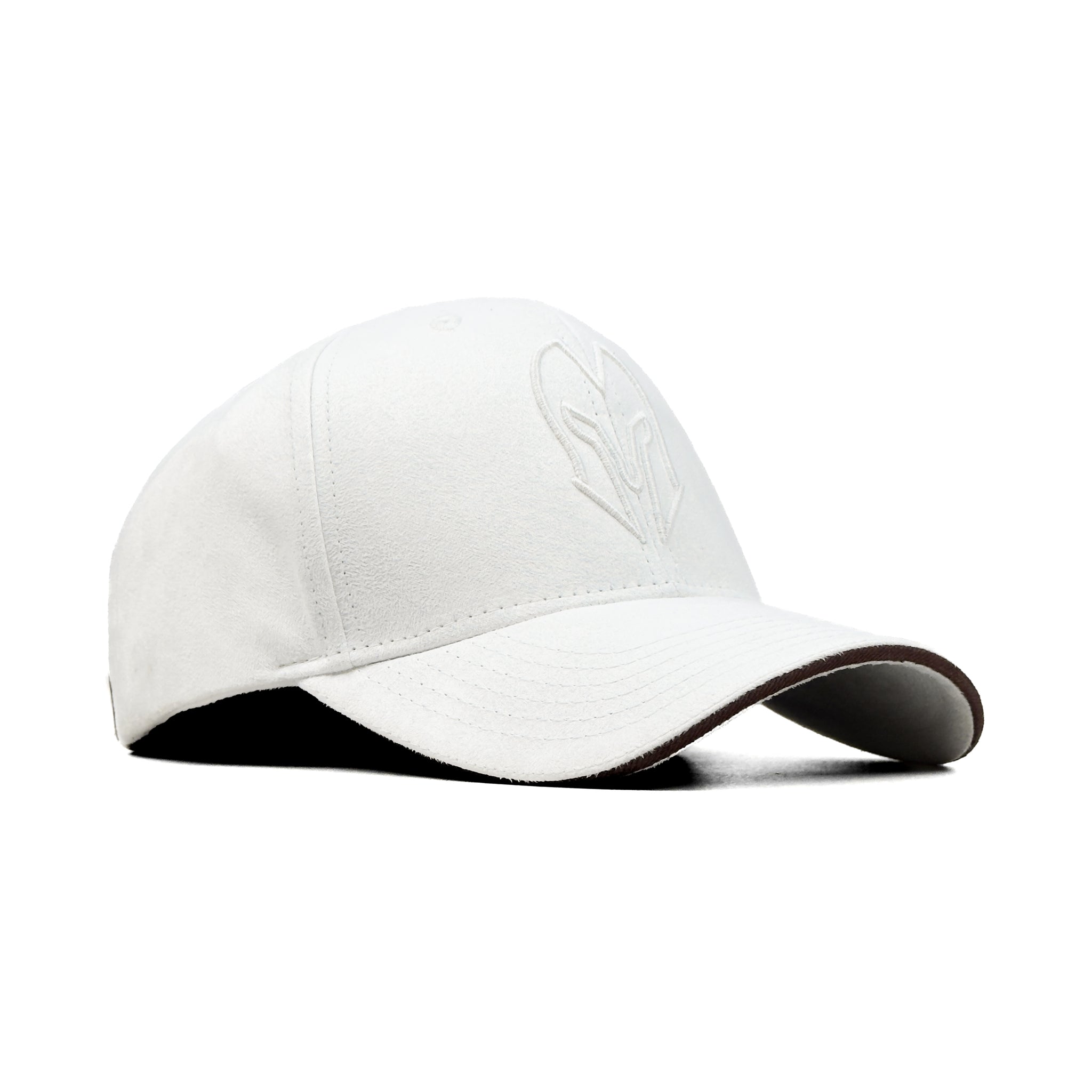 HEAD GEAR POLAR WHITE SUPER SUEDE SANDWICH CAP