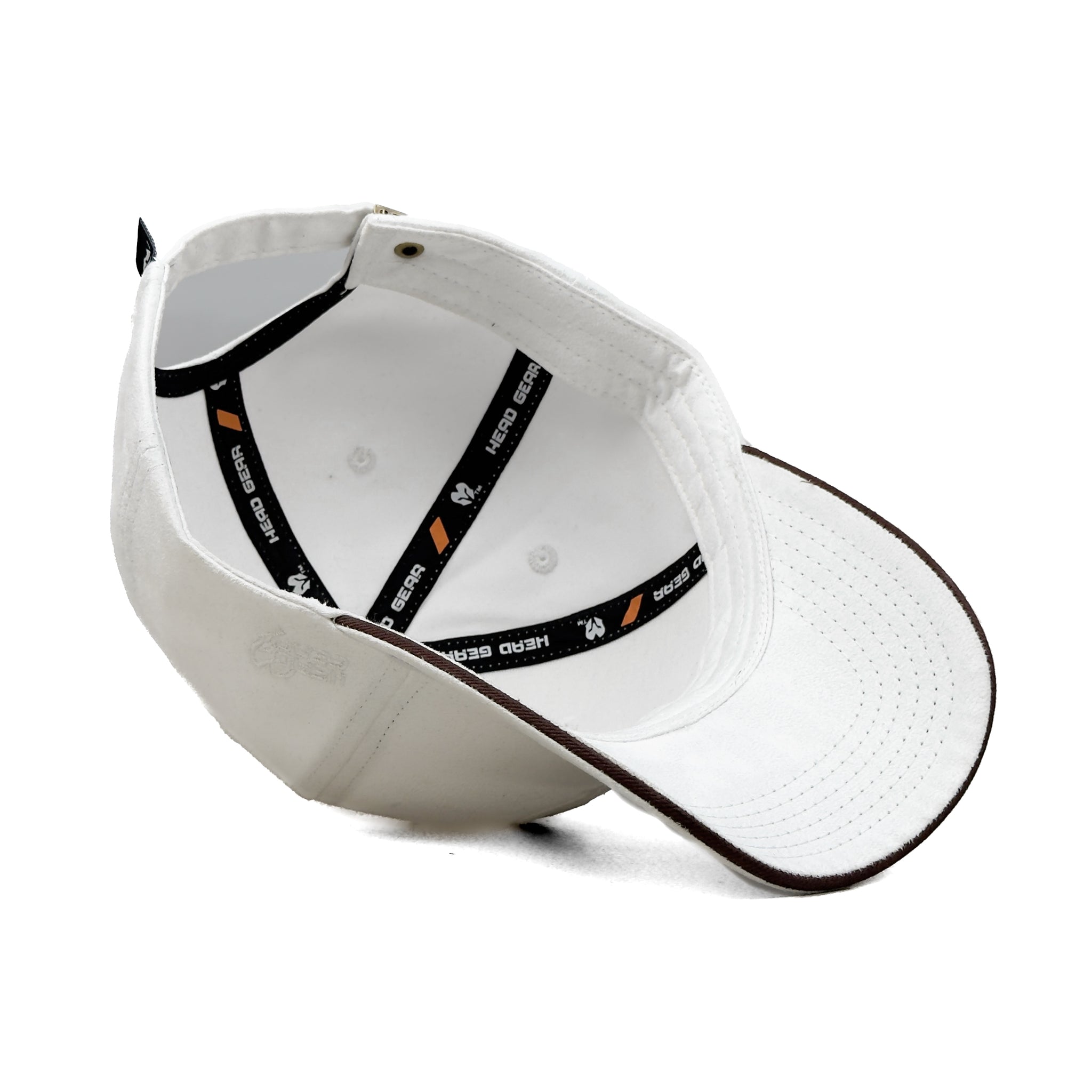 HEAD GEAR POLAR WHITE SUPER SUEDE SANDWICH CAP