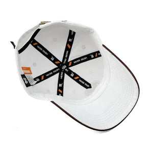 HEAD GEAR POLAR WHITE SUPER SUEDE SANDWICH CAP