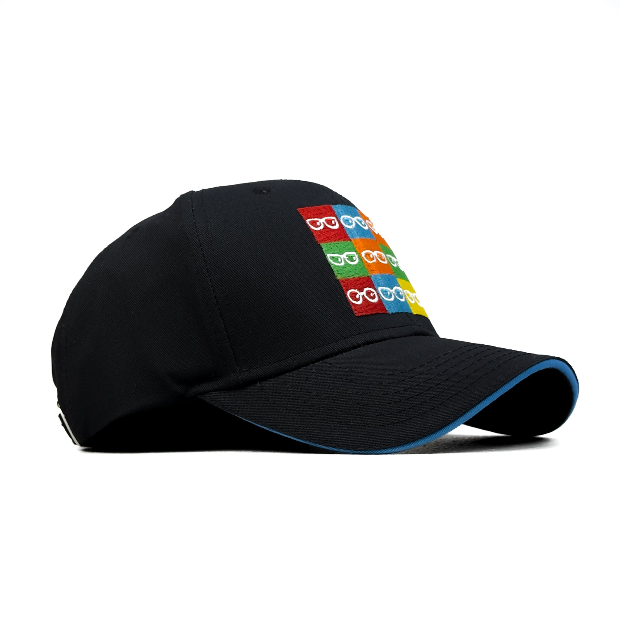 HEAD GEAR COLORFUL GLASSES SANDWICH CAP