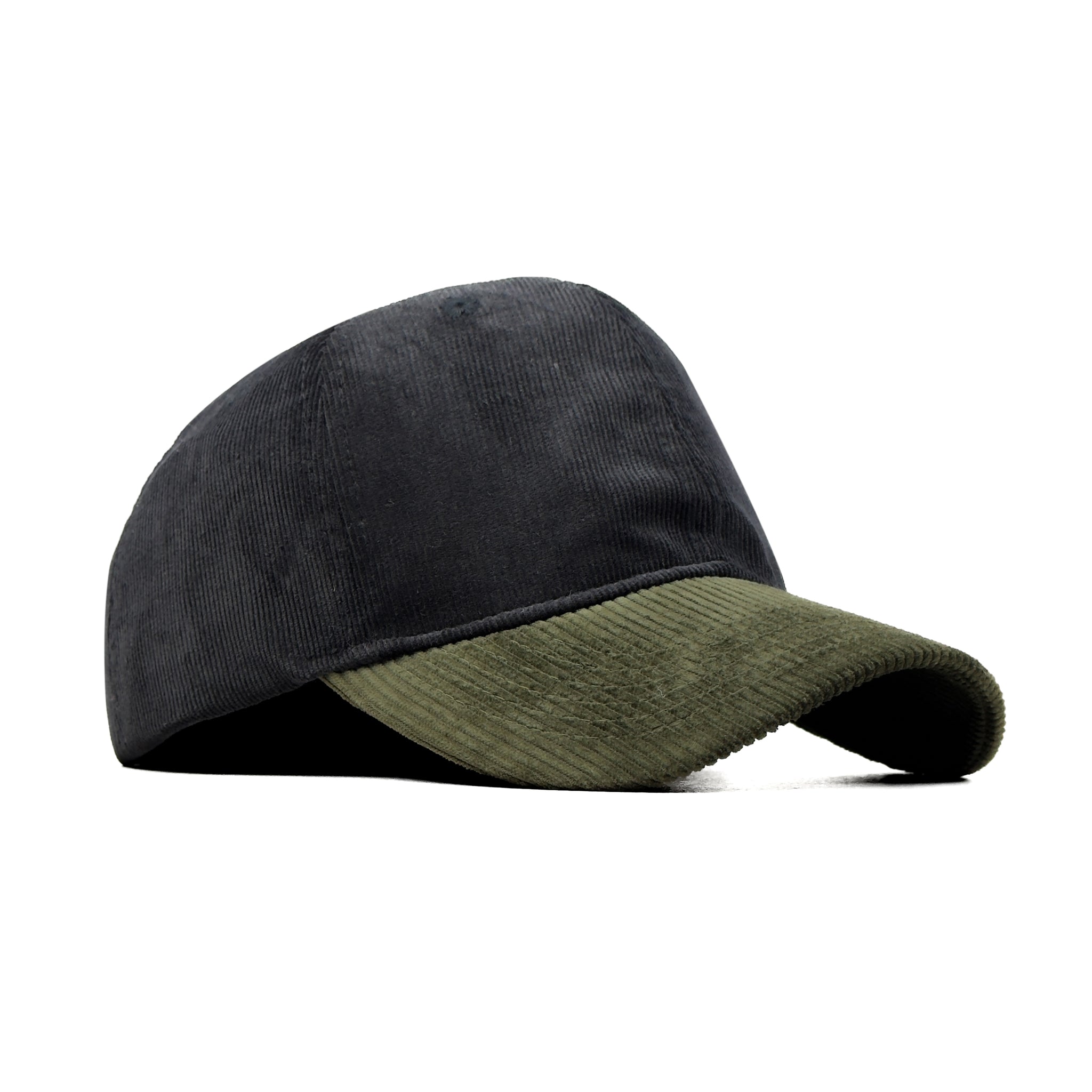 HEAD GEAR BLACK OLIVE DUAL TONE CORD CAP