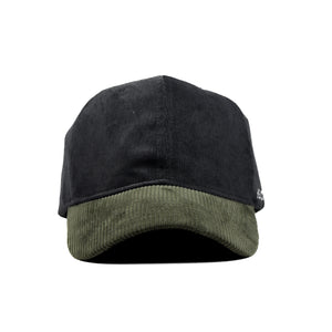 HEAD GEAR BLACK OLIVE DUAL TONE CORD CAP