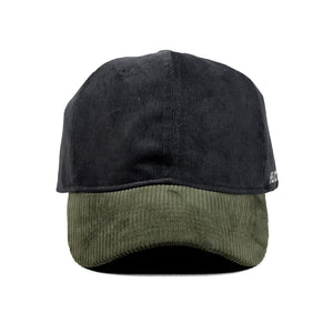 HEAD GEAR BLACK OLIVE DUAL TONE CORD CAP