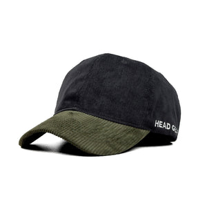 HEAD GEAR BLACK OLIVE DUAL TONE CORD CAP