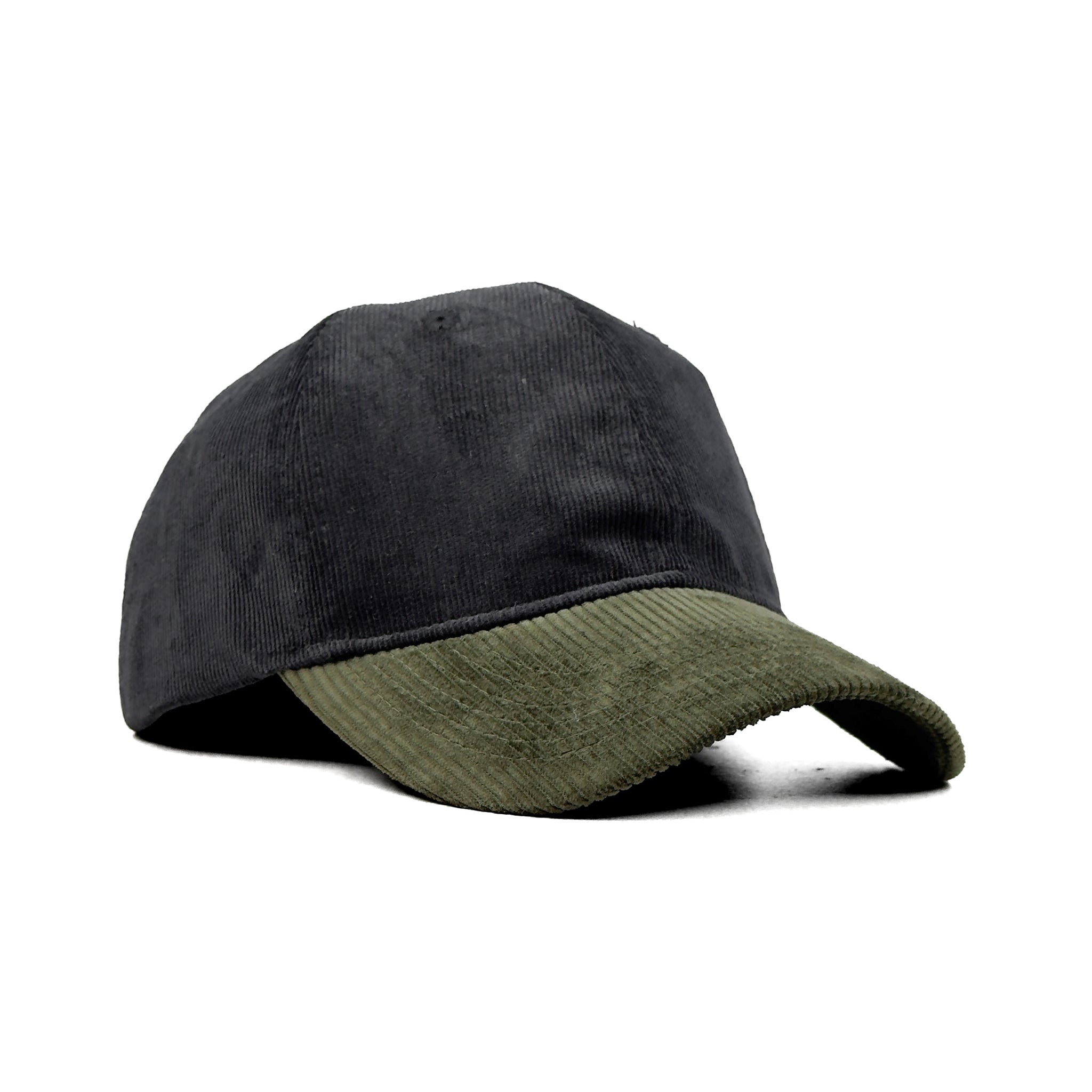 HEAD GEAR BLACK OLIVE DUAL TONE CORD CAP