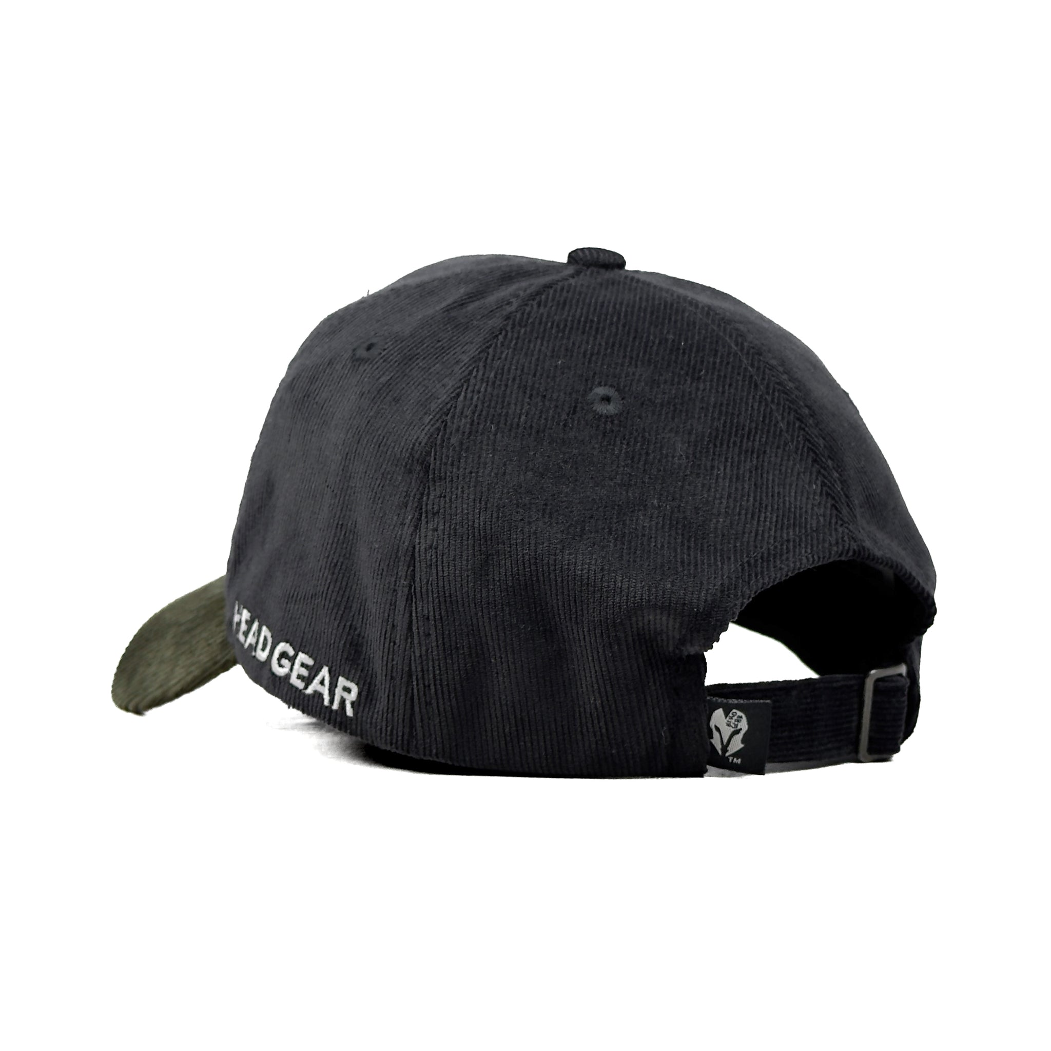 HEAD GEAR BLACK OLIVE DUAL TONE CORD CAP