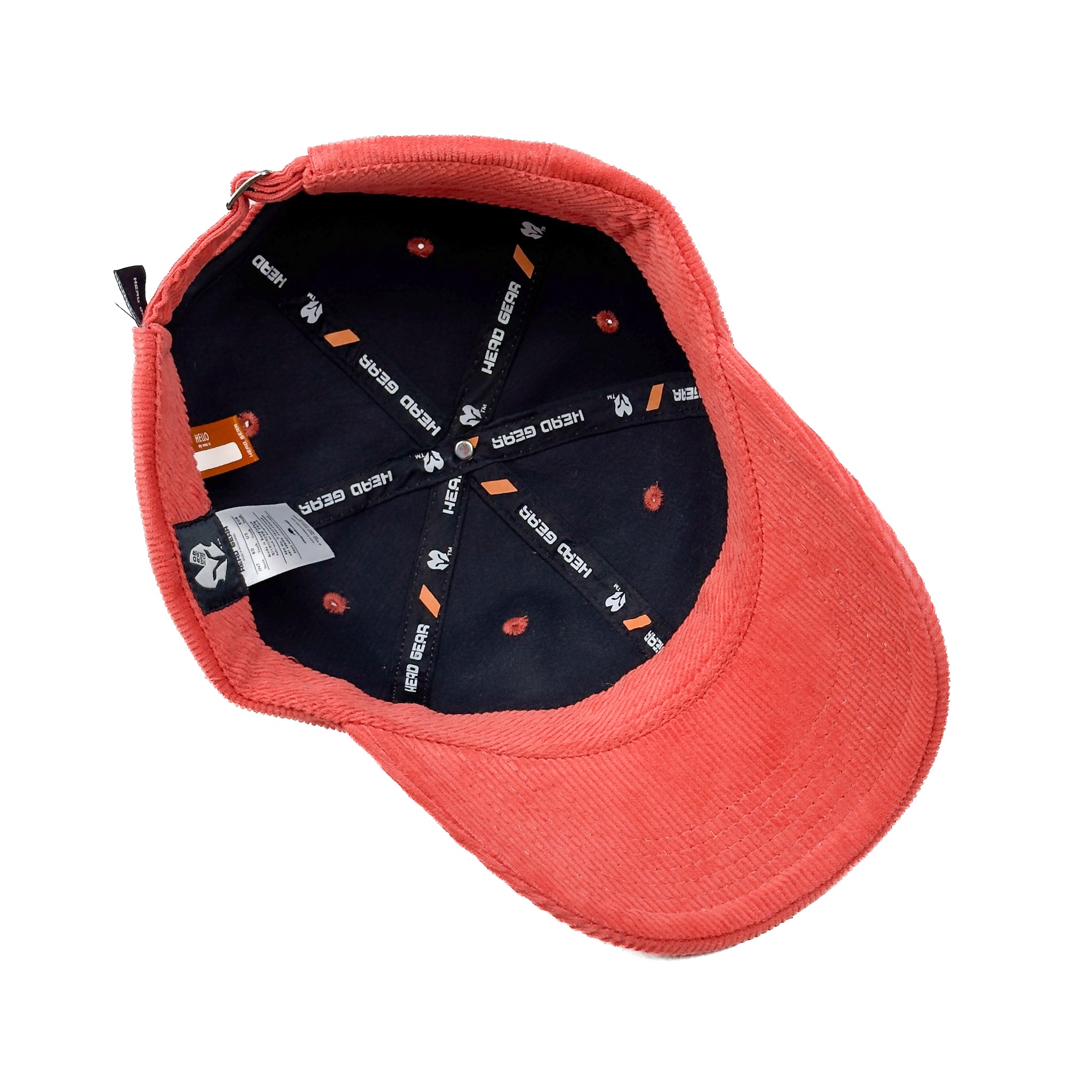 HEAD GEAR ORANGE CORDUROY CAP