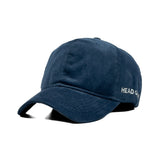 HEAD GEAR NAVY BLUE CORDUROY CAP