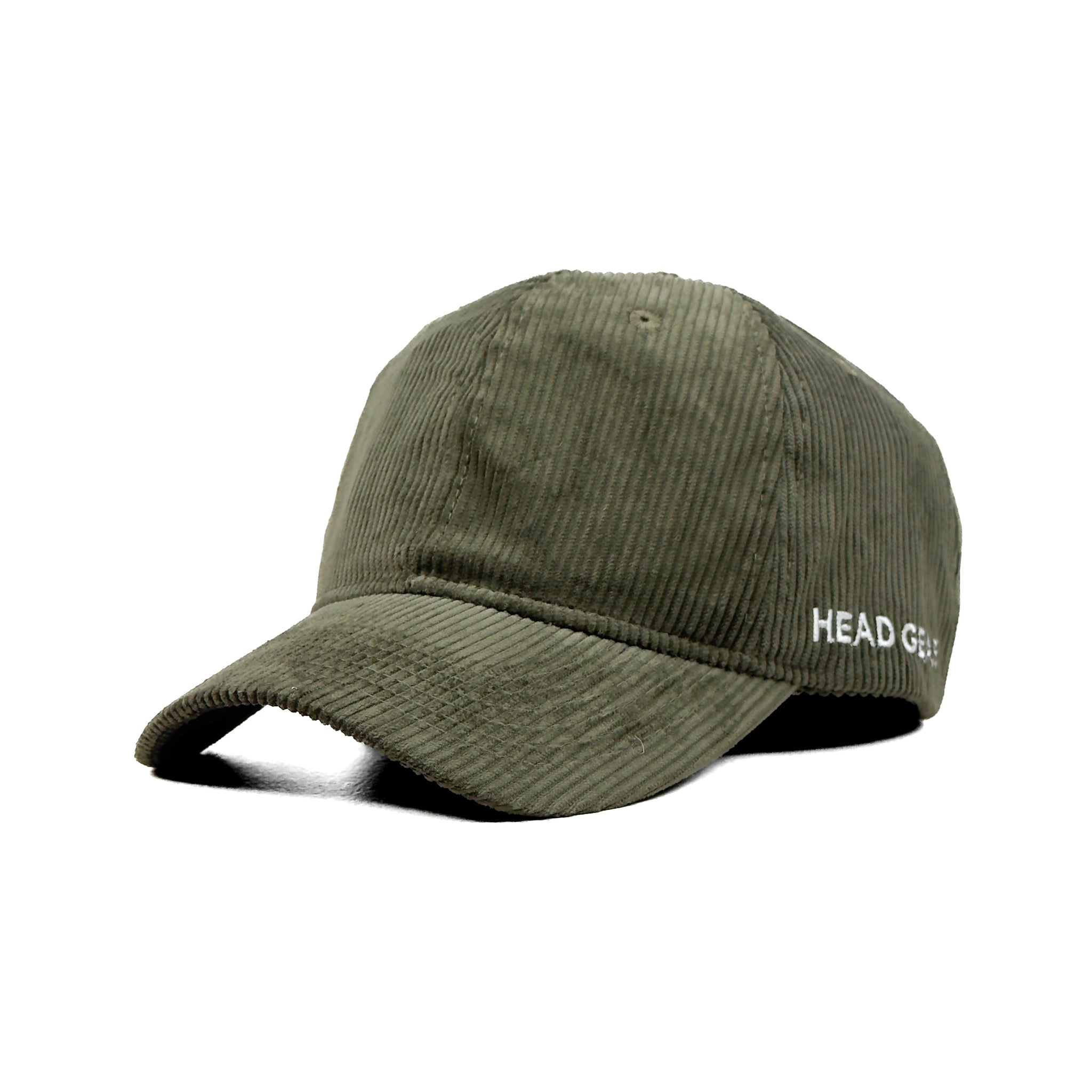 HEAD GEAR OLIVE CORDUROY CAP