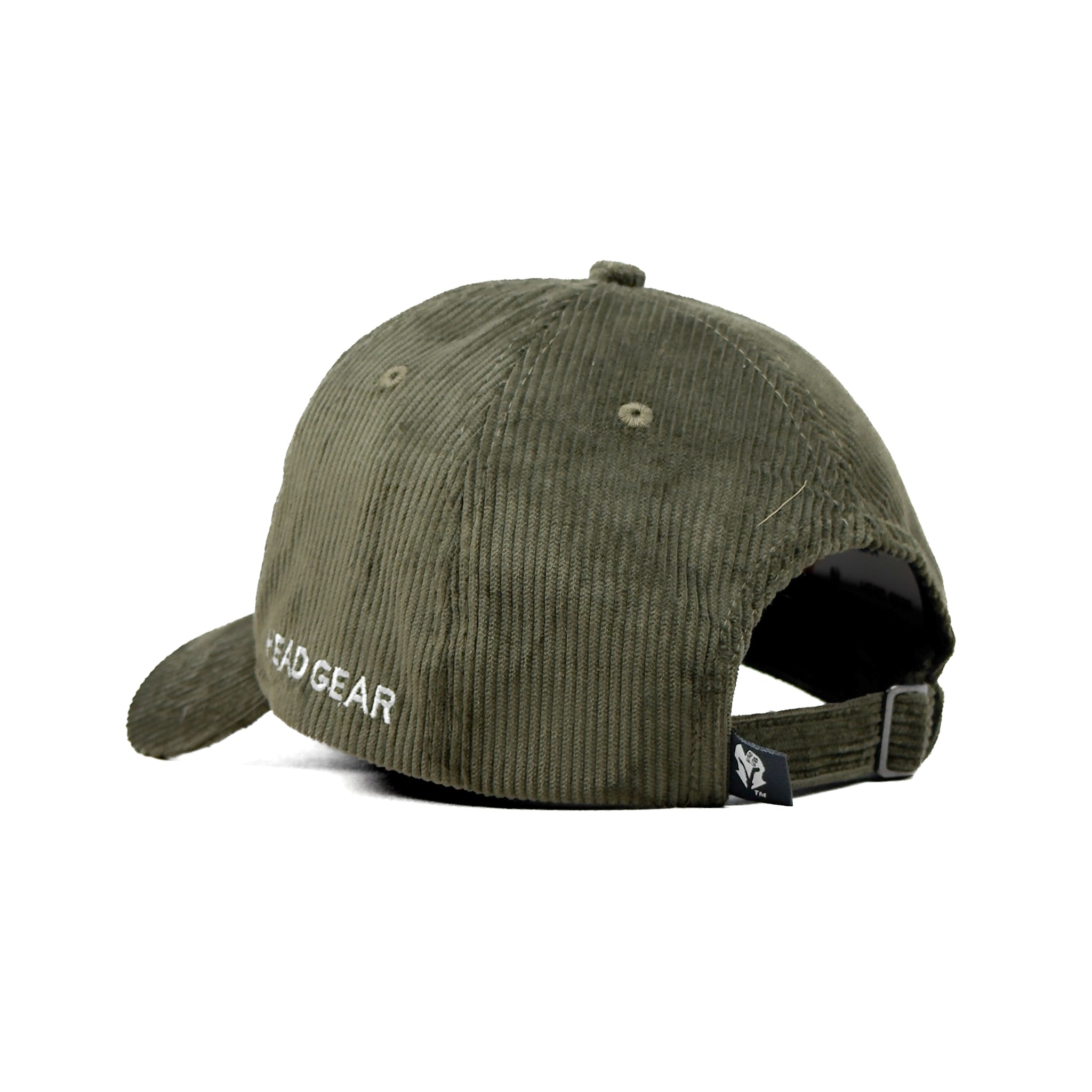 HEAD GEAR OLIVE CORDUROY CAP