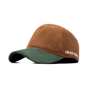 HEAD GEAR BROWN OLIVE DUAL TONE CAP