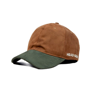 HEAD GEAR BROWN OLIVE DUAL TONE CAP