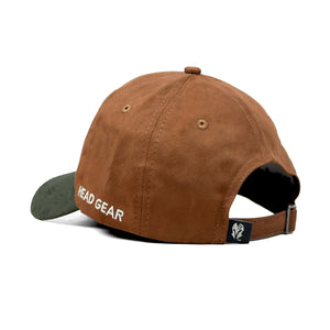 HEAD GEAR BROWN OLIVE DUAL TONE CAP