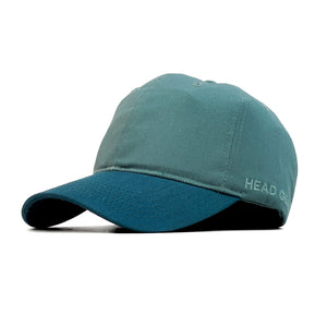 HEAD GEAR BOTTLE GREEN BLUE DUAL TONE CAP