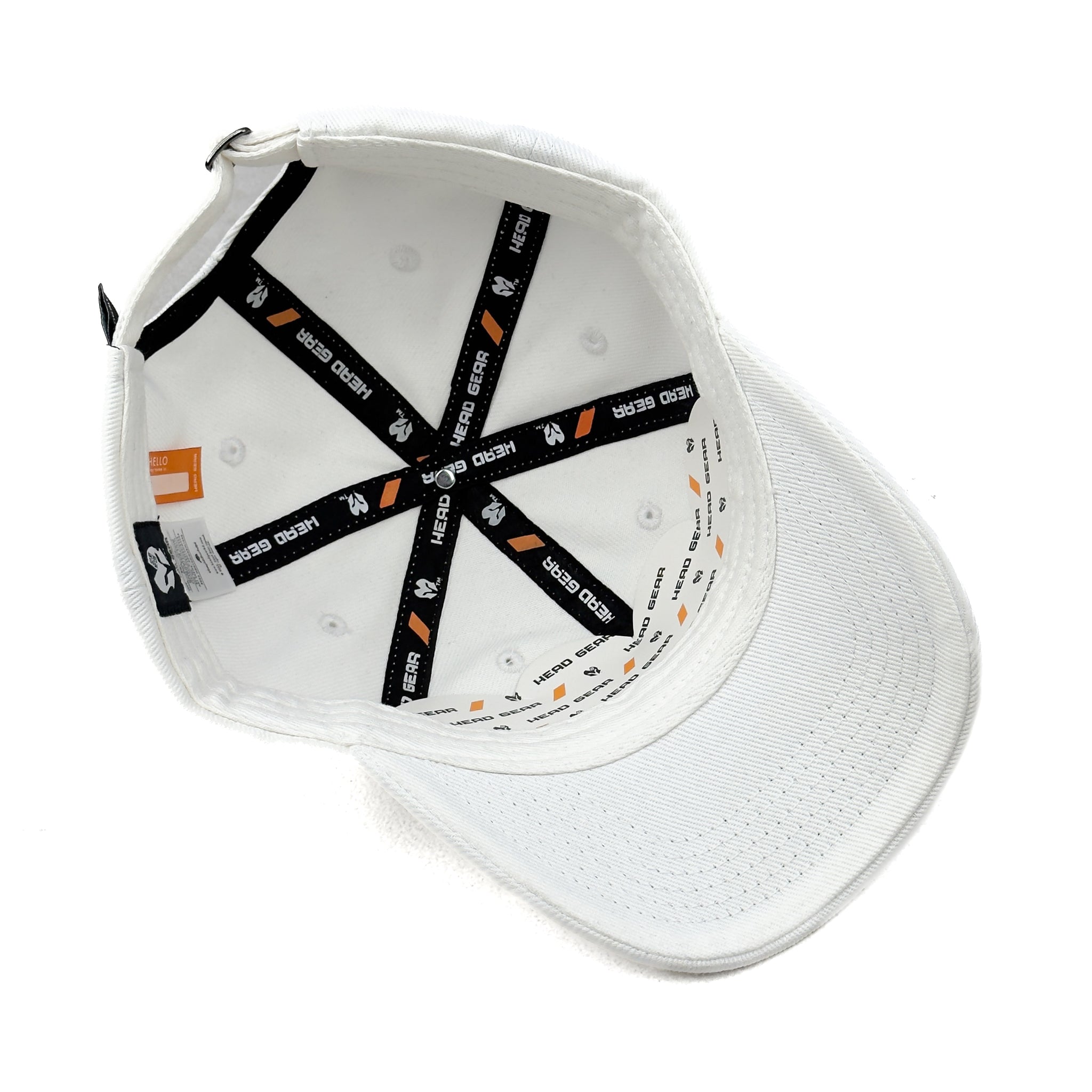 HEAD GEAR BASIC WHITE CAP