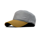HEAD GEAR GREY BROWN DUAL TONE CAP
