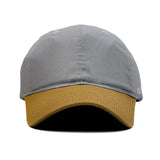 HEAD GEAR GREY BROWN DUAL TONE CAP