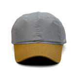 HEAD GEAR GREY BROWN DUAL TONE CAP