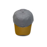 HEAD GEAR GREY BROWN DUAL TONE CAP