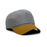 HEAD GEAR GREY BROWN DUAL TONE CAP