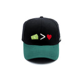 HEAD GEAR MONEY BEATS LOVE CAP