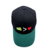 HEAD GEAR MONEY BEATS LOVE CAP