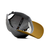 HEAD GEAR GREY BROWN DUAL TONE CAP