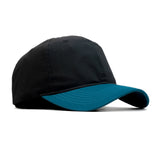 HEAD GEAR BLACK TEAL BLUE DUAL TONE CAP
