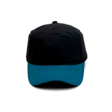 HEAD GEAR BLACK TEAL BLUE DUAL TONE CAP