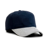 HEAD GEAR NAVY BLUE STRIPED CAP