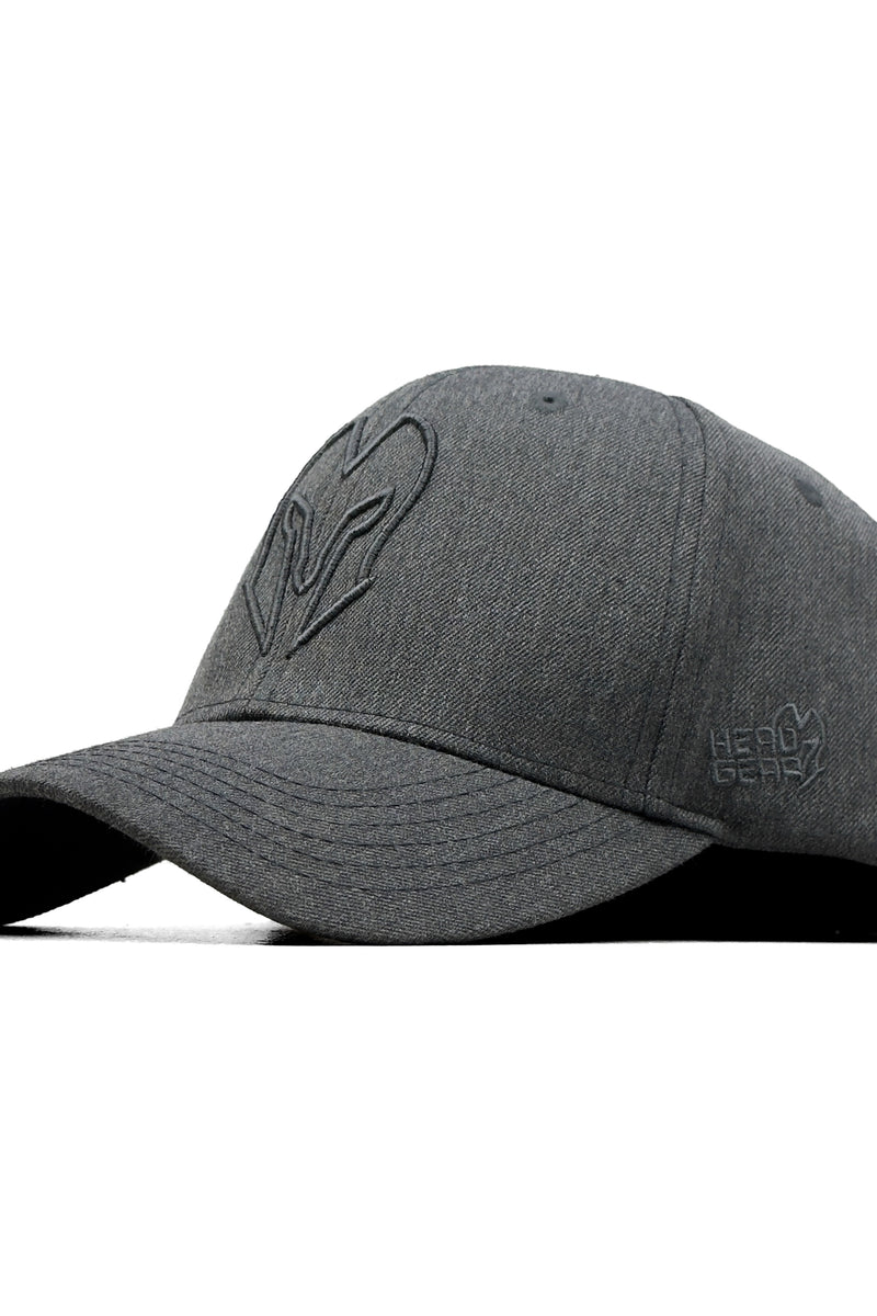 HEAD GEAR SUPER TWILL GREY MELANGE CAP