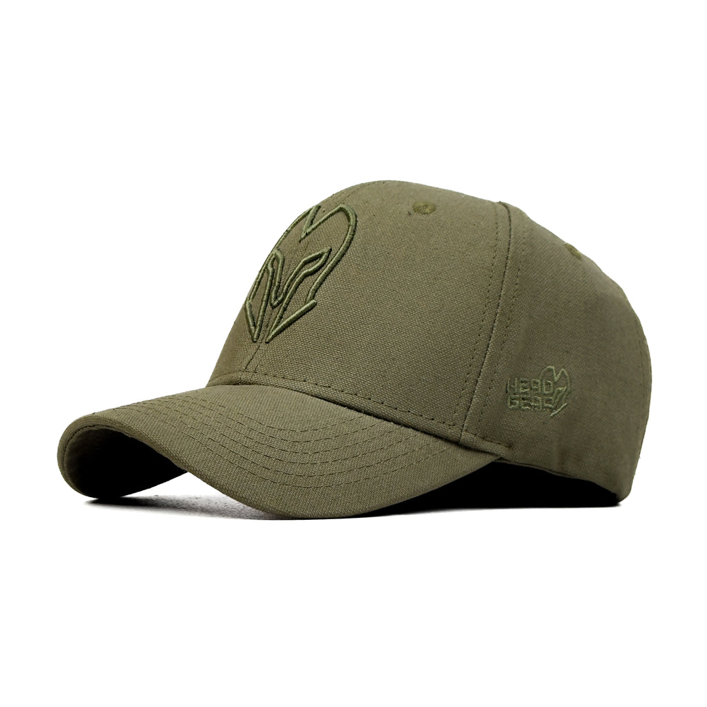 HEAD GEAR OLIVE SUPER CANVAS CAP