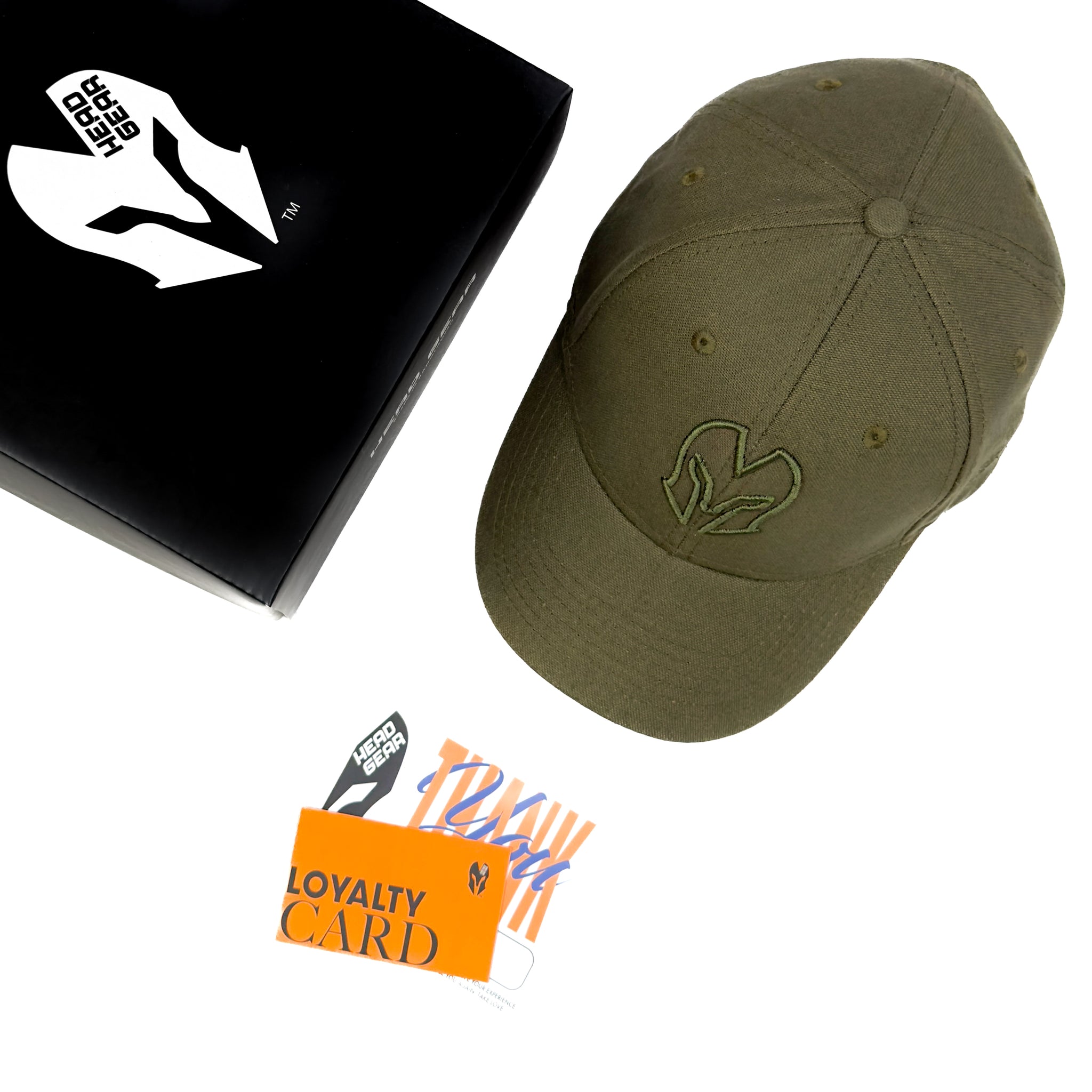 HEAD GEAR OLIVE SUPER CANVAS CAP