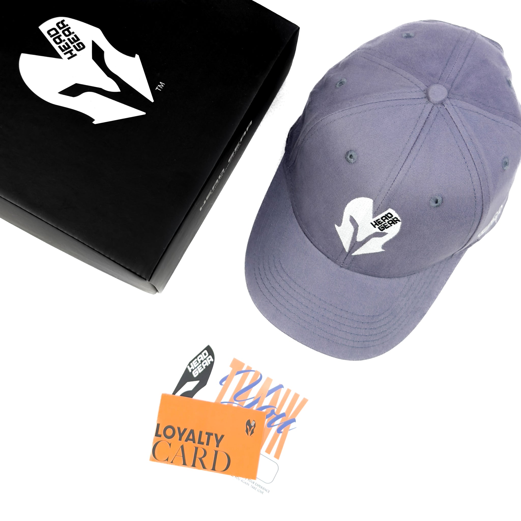 HEAD GEAR OFFICIAL PURPLE GREY CAP