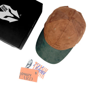 HEAD GEAR BROWN OLIVE DUAL TONE CAP