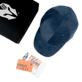 HEAD GEAR NAVY BLUE CORDUROY CAP