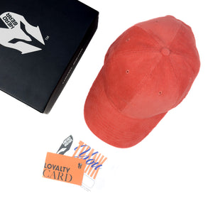 HEAD GEAR ORANGE CORDUROY CAP