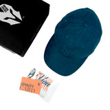 HEAD GEAR NAVY BLUE SUPER SUEDE CAP