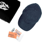 HEAD GEAR NAVY BLUE SUPER SUEDE CAP