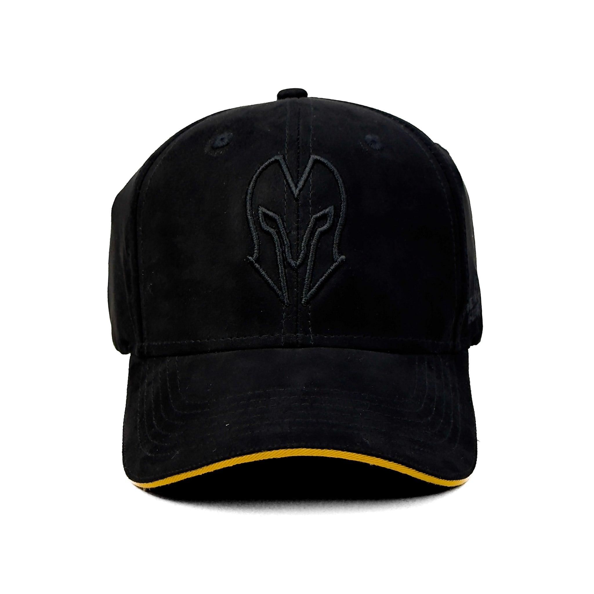 HEAD GEAR BLACK SUPER SUEDE SANDWICH CAP