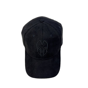 HEAD GEAR BLACK SUPER SUEDE SANDWICH CAP