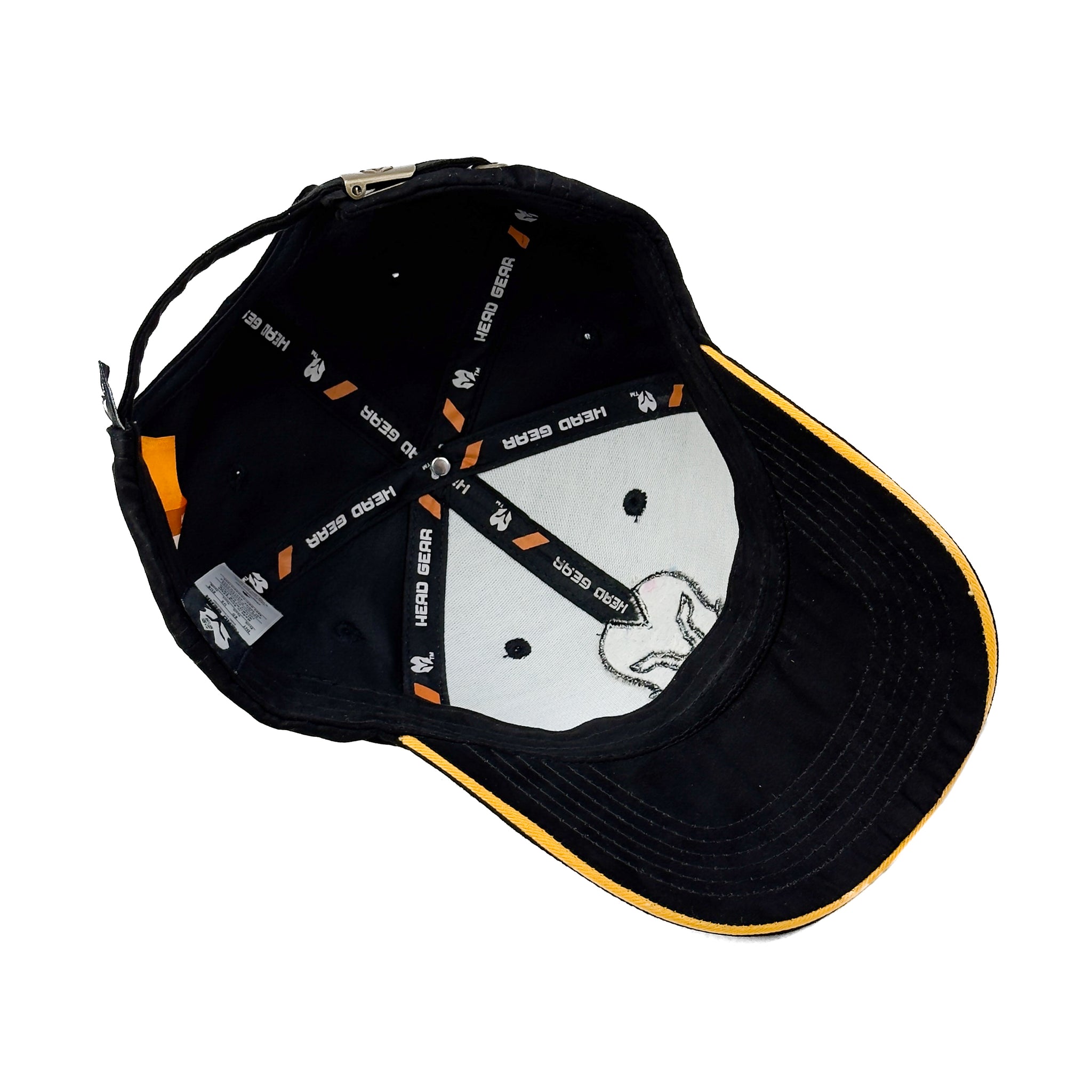 HEAD GEAR BLACK SUPER SUEDE SANDWICH CAP