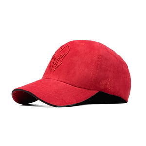 HEAD GEAR RED SUPER SUEDE SANDWICH CAP