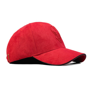 HEAD GEAR RED SUPER SUEDE SANDWICH CAP