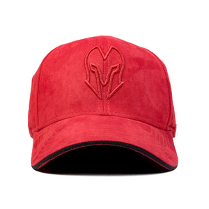 HEAD GEAR RED SUPER SUEDE SANDWICH CAP